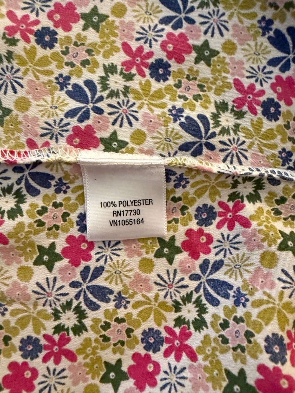 Liberty of London Cream Floral Ruffle Sleeveless Blouse - Picture 8 of 9